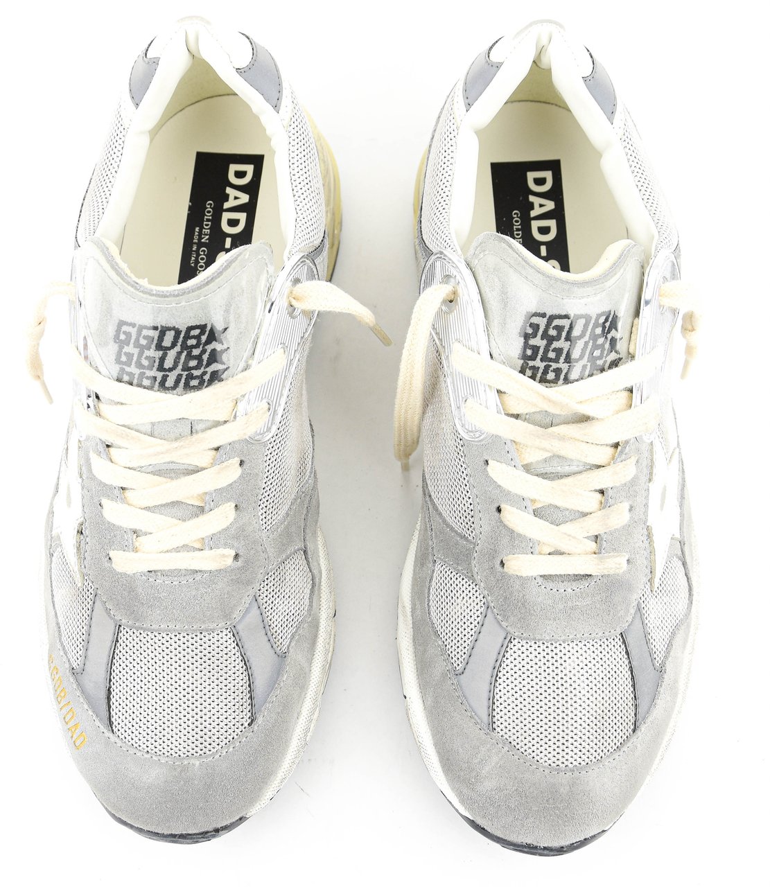 Golden Goose Running Dad Grey Silver Grijs