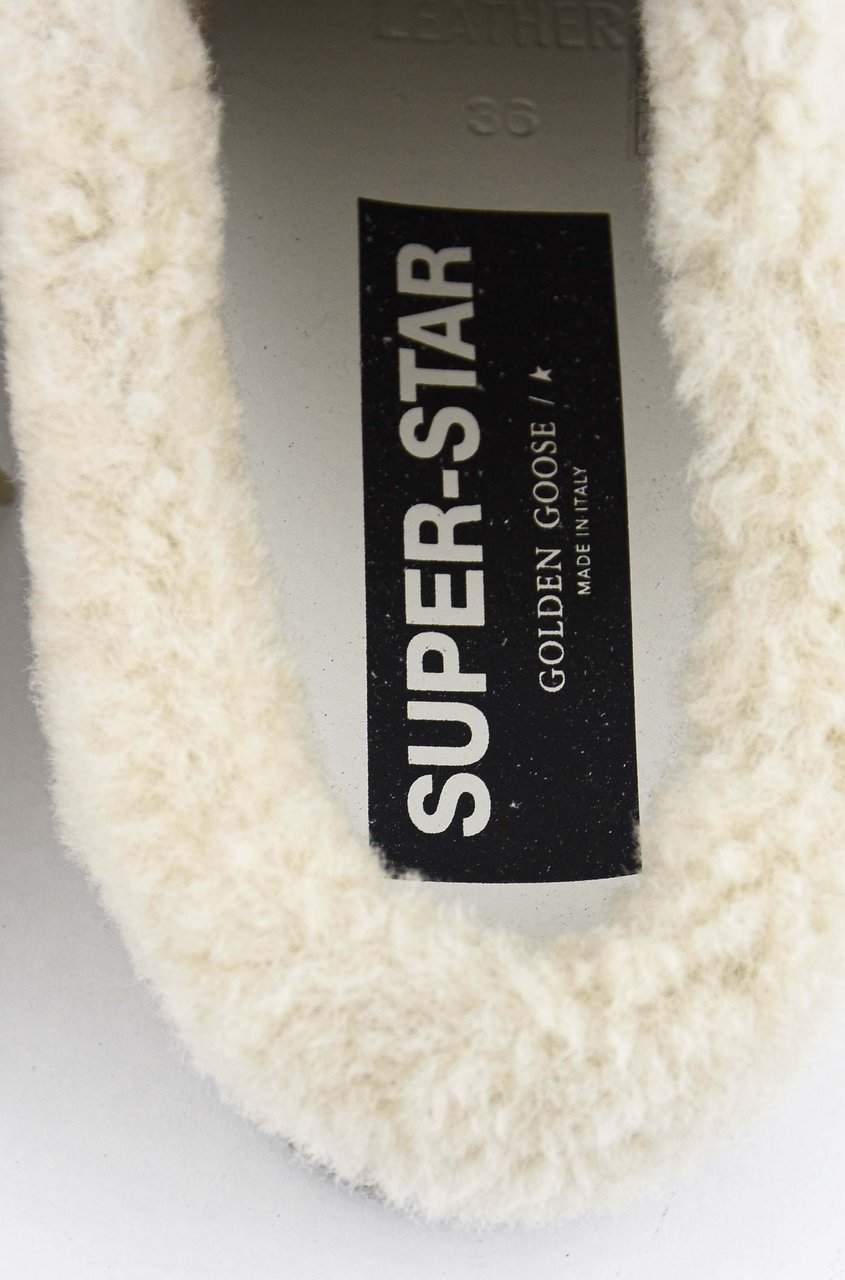 Golden Goose Super Star Sabot White Silver Wit