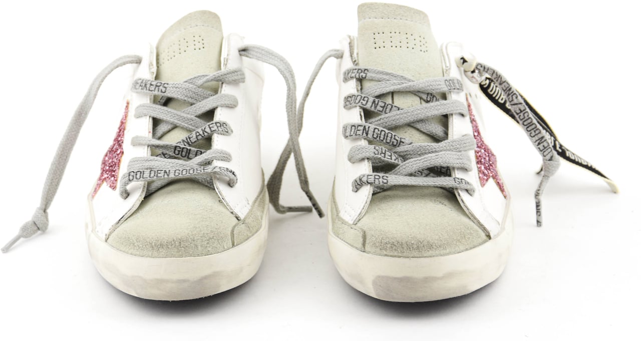 Golden Goose Superstar Sabot White Pink Wit