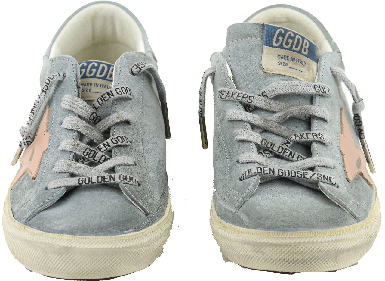 Golden Goose Superstar Grey Blue Pink Blauw