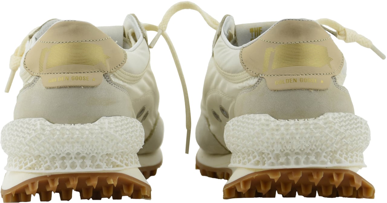 Golden Goose Marathon White Beige Wit