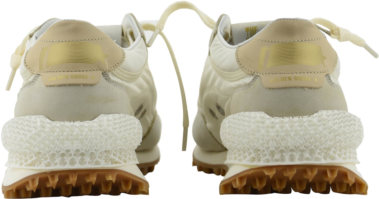Golden Goose Marathon White Beige Wit