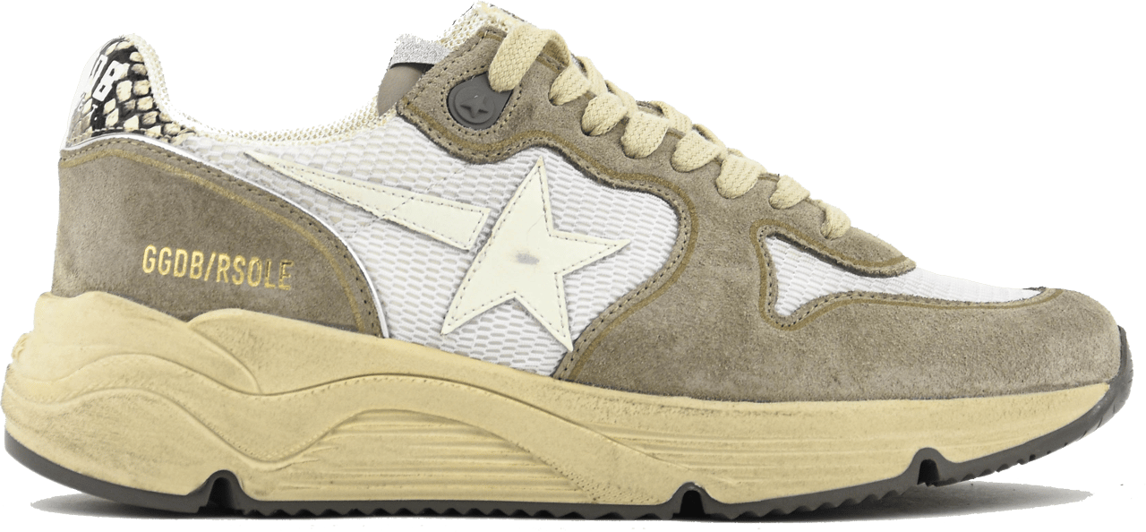 Golden Goose Running Sole White Grey Wit