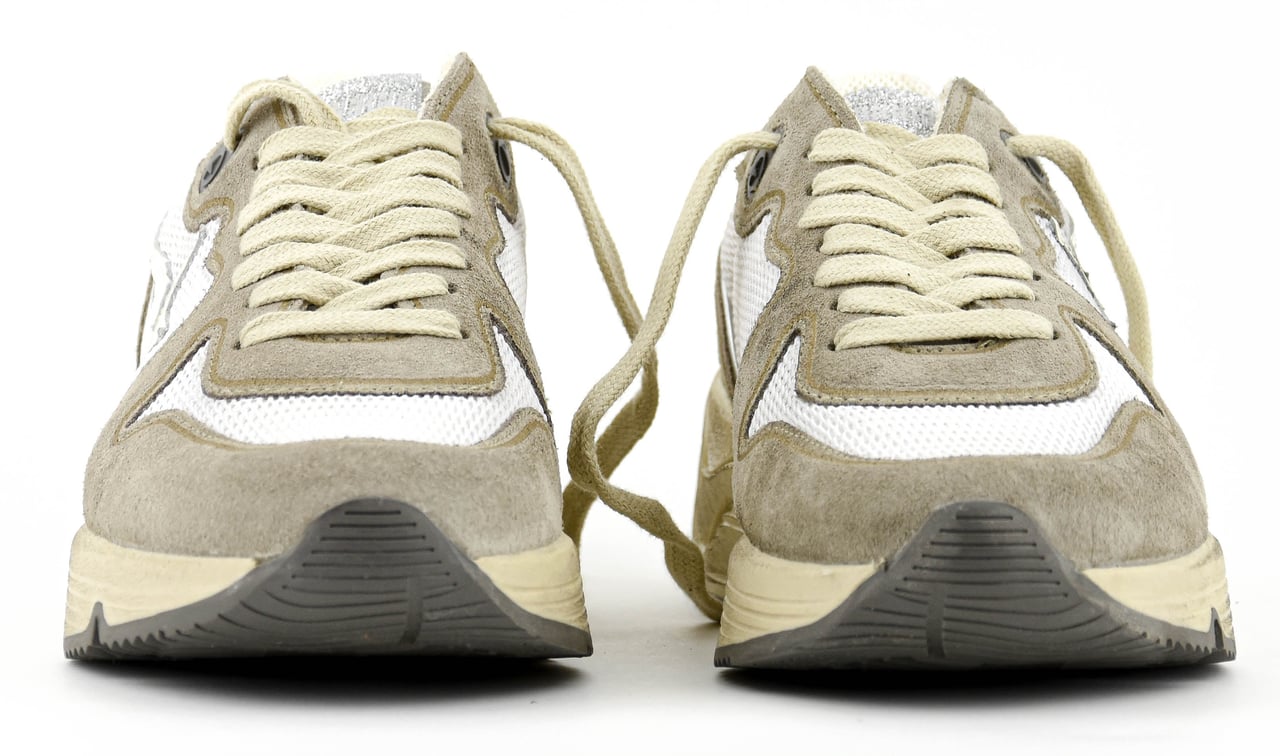 Golden Goose Running Sole White Grey Wit