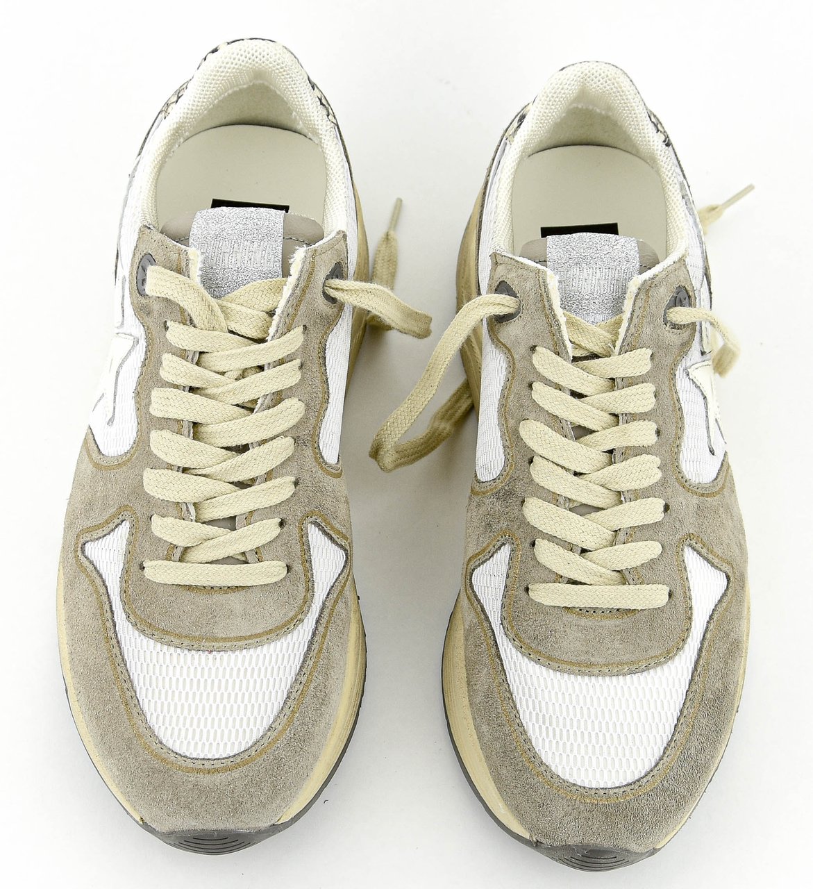 Golden Goose Running Sole White Grey Wit