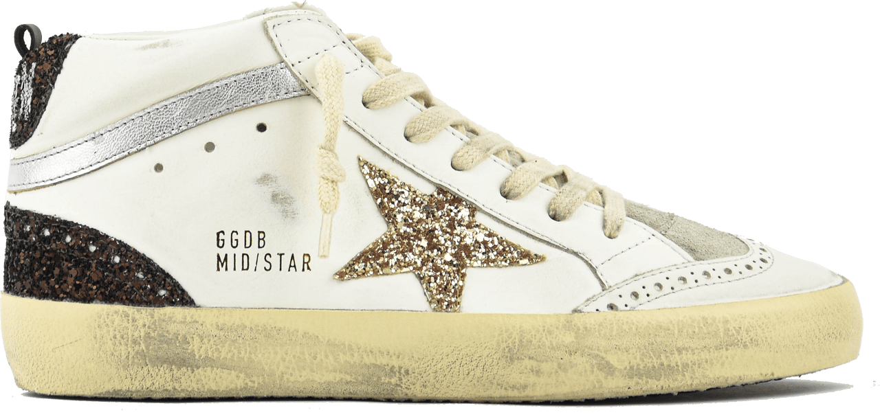Golden Goose Midstar Classic White Ice Gold Wit
