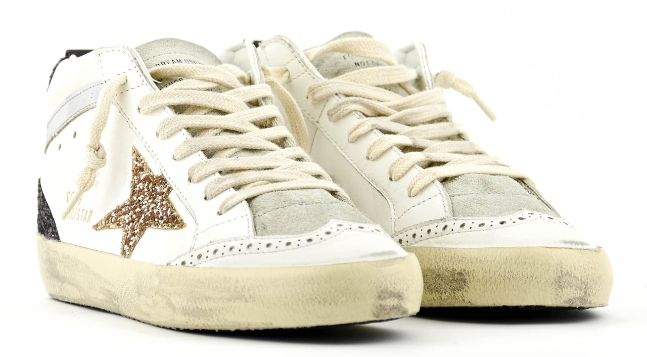 Golden Goose Midstar Classic White Ice Gold Wit