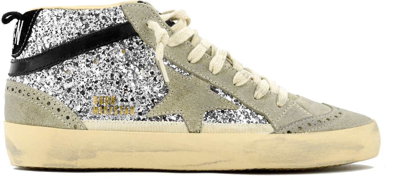 Golden Goose Midstar Classic Silver Taupe Zilver