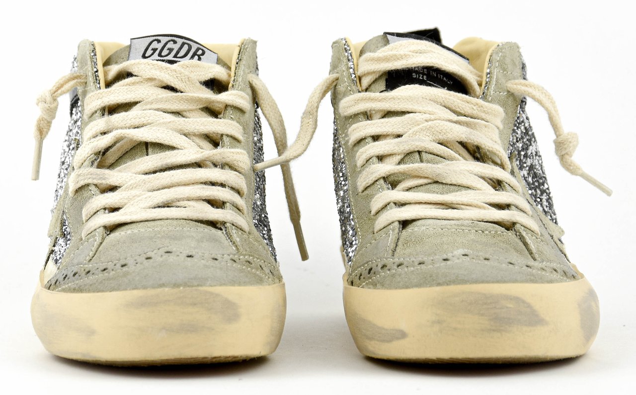 Golden Goose Midstar Classic Silver Taupe Zilver