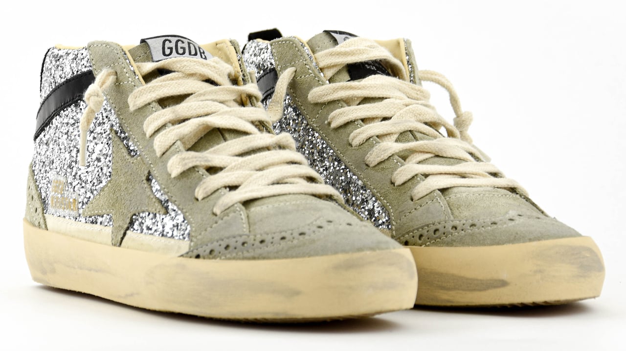 Golden Goose Midstar Classic Silver Taupe Zilver