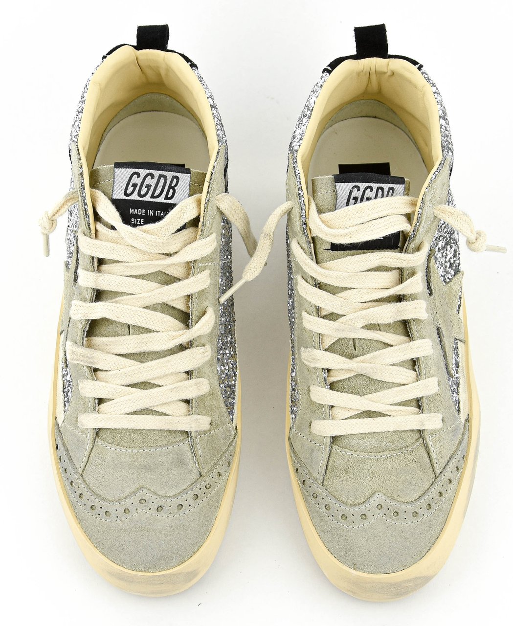 Golden Goose Midstar Classic Silver Taupe Zilver