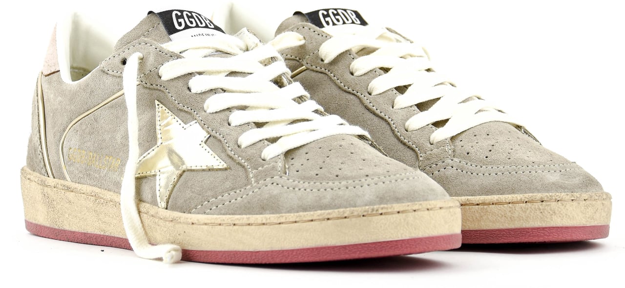 Golden Goose Superstar Ballstar Taupe Pearls Beige