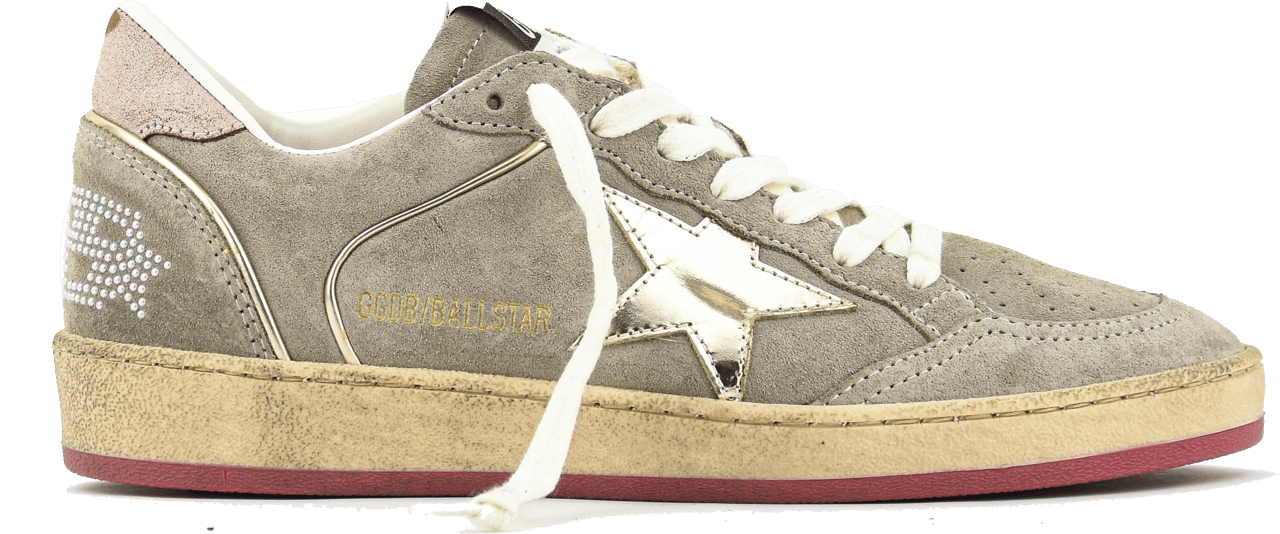 Golden Goose Superstar Ballstar Taupe Pearls Beige
