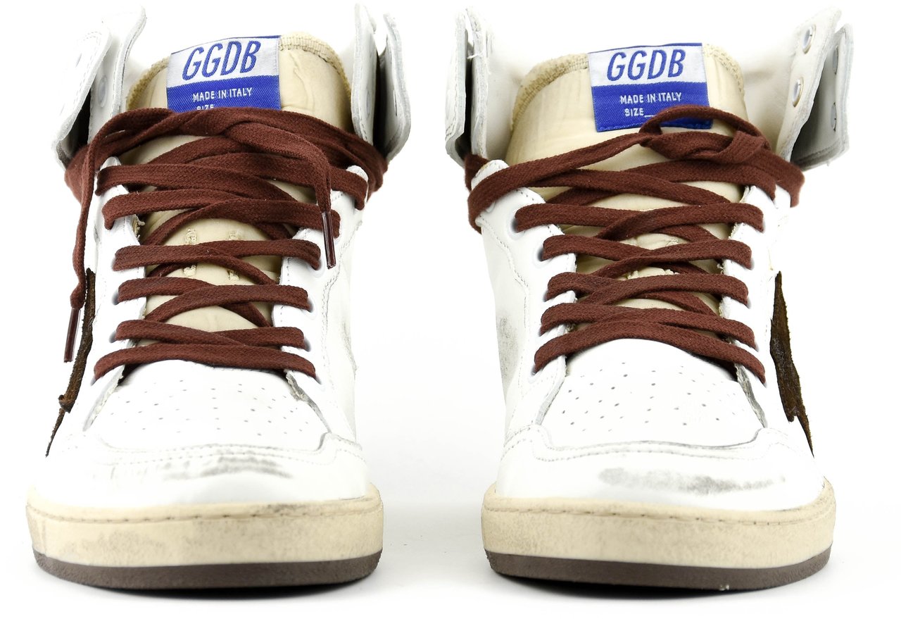 Golden Goose Sky Star White Brown Wit