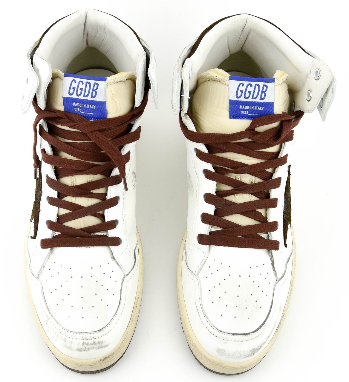 Golden Goose Sky Star White Brown Wit