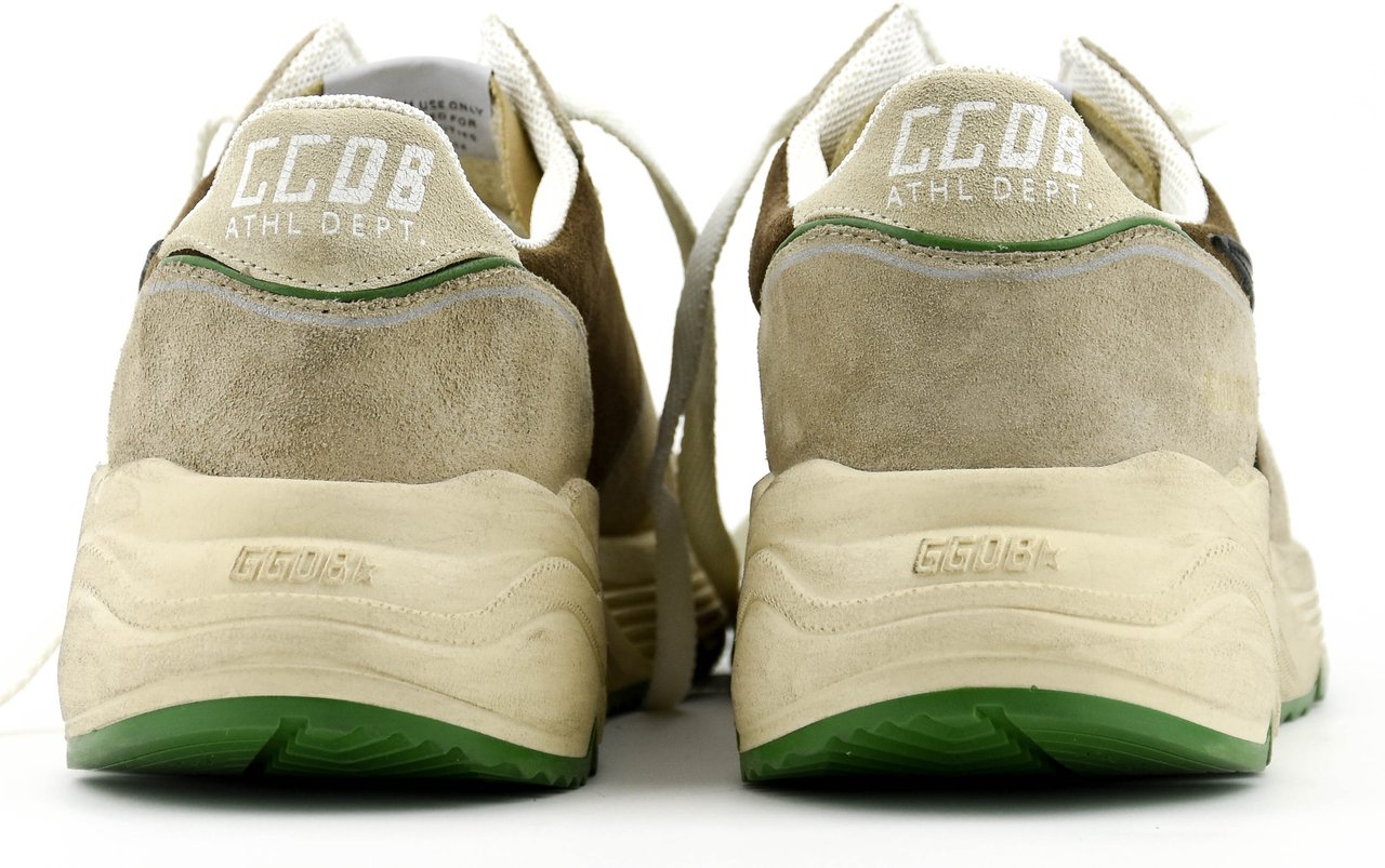 Golden Goose Running Sole Brown Beige Bruin