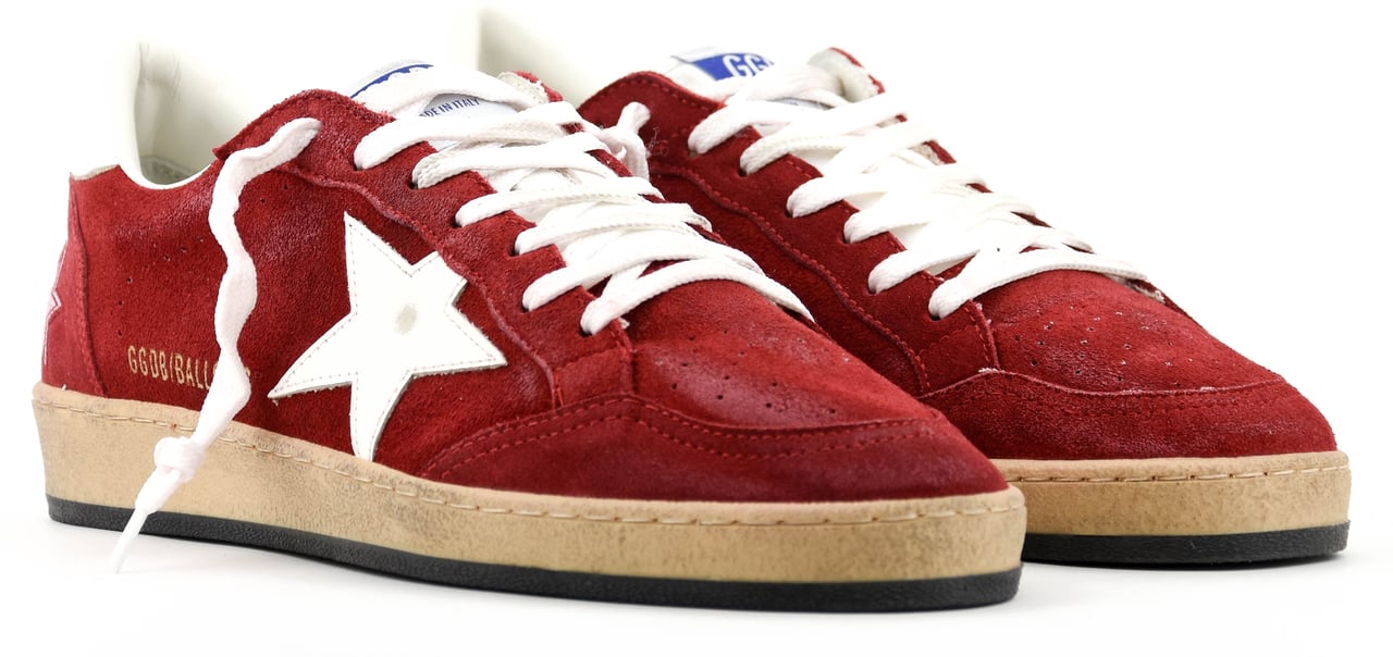 Golden Goose Ball Star Red White Rood