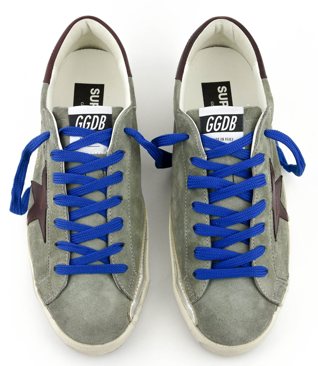Golden Goose Superstar Green Burgundy Groen