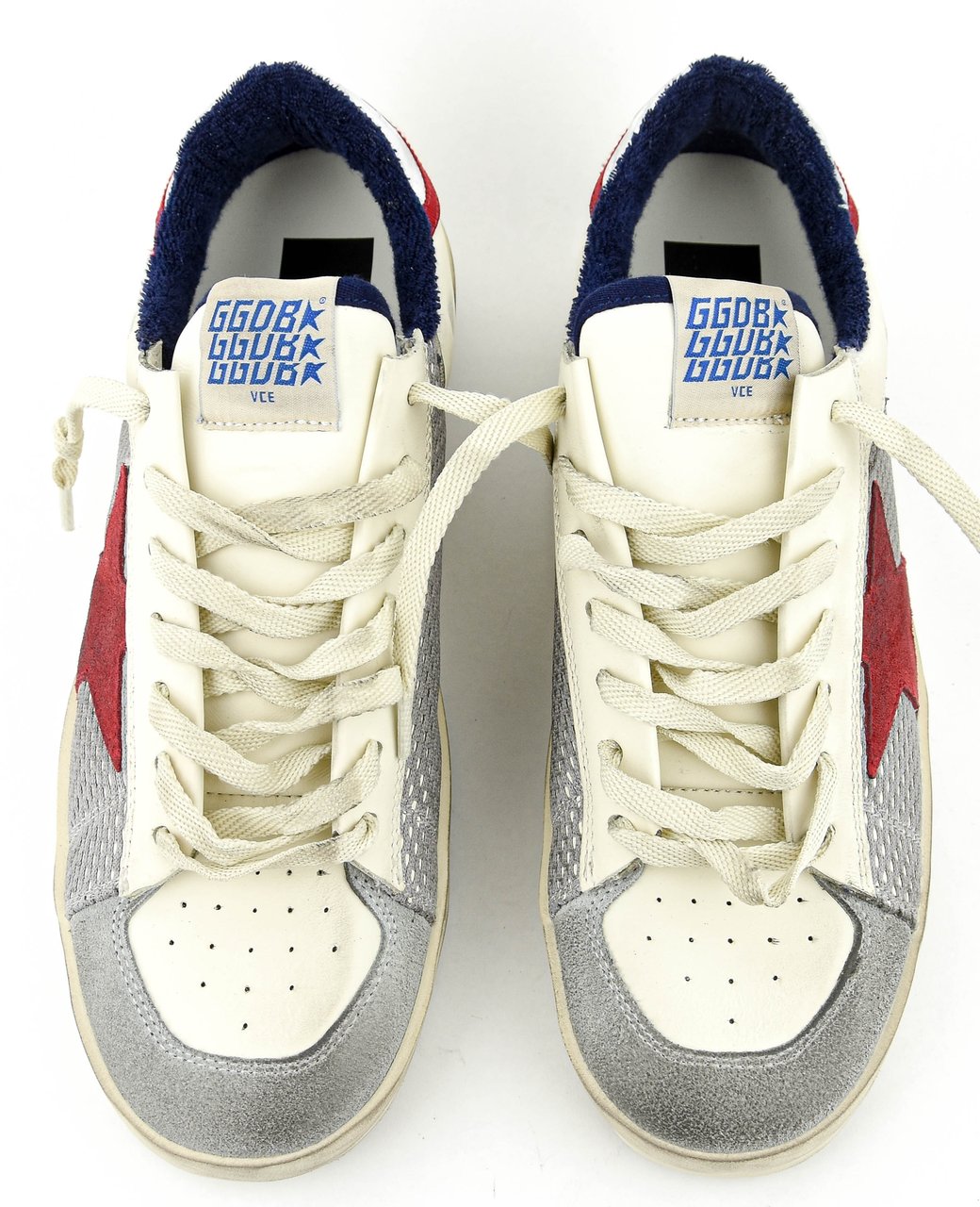 Golden Goose Stardan White Grey Red Wit