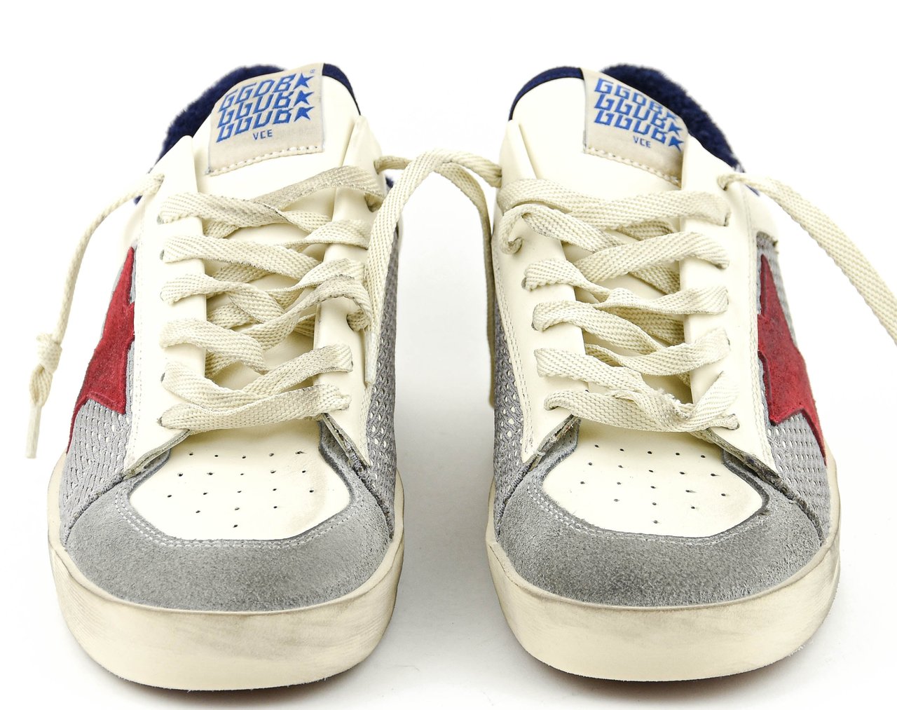 Golden Goose Stardan White Grey Red Wit