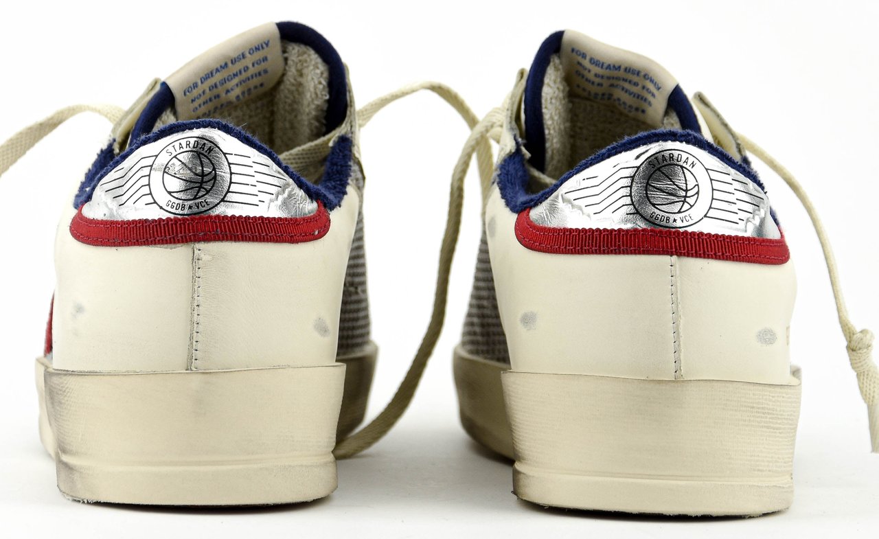 Golden Goose Stardan White Grey Red Wit