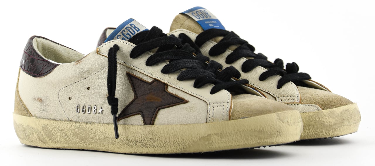Golden Goose Superstar Classic White/beige/brown Wit