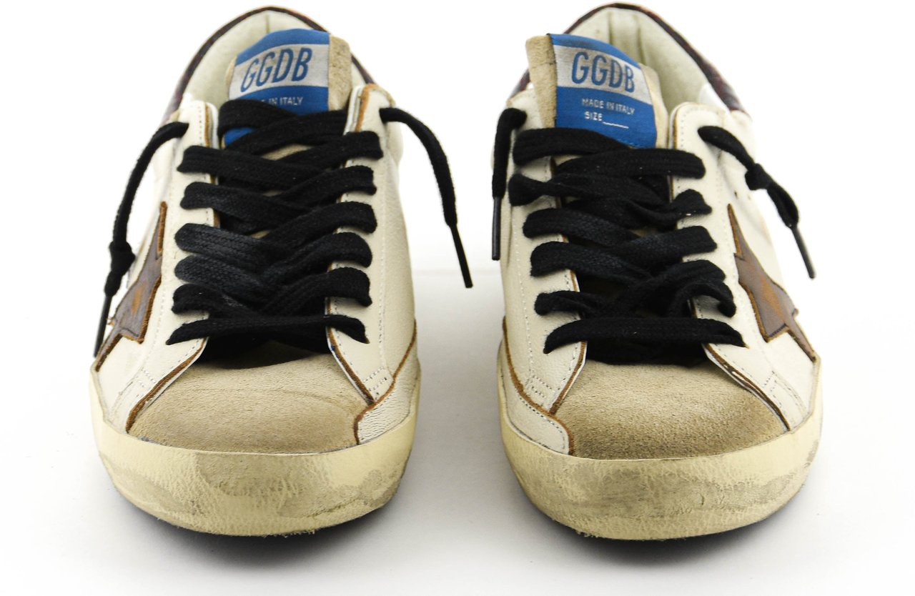 Golden Goose Superstar Classic White/beige/brown Wit