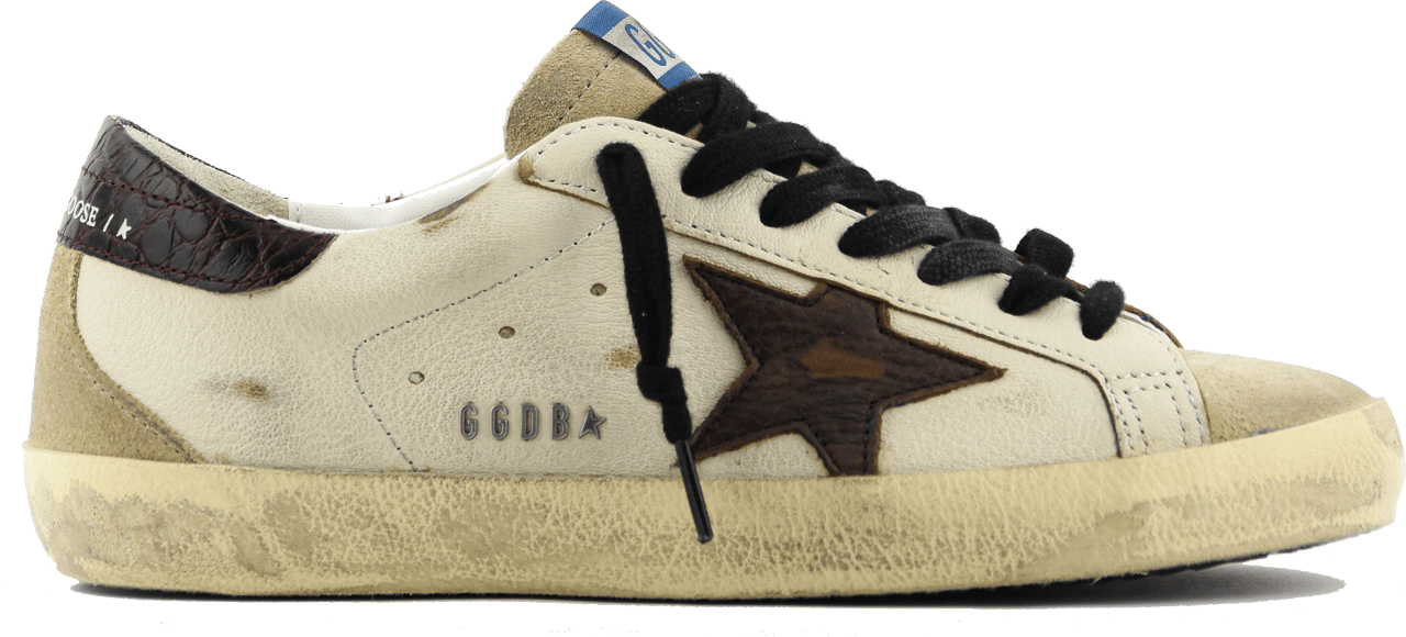 Golden Goose Superstar Classic White/beige/brown Wit