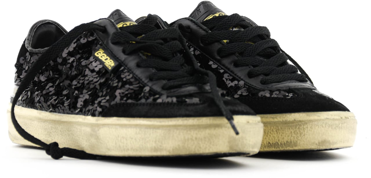 Golden Goose Soul Star Paillettes Black Zwart