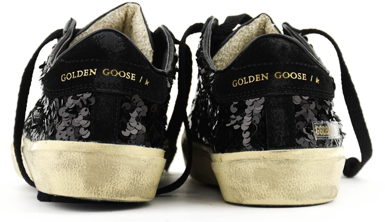 Golden Goose Soul Star Paillettes Black Zwart