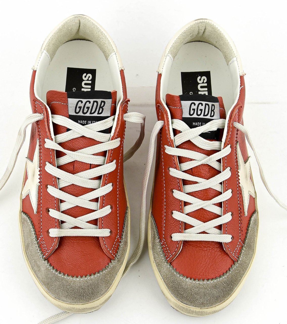 Golden Goose Superstar Orange/white Oranje