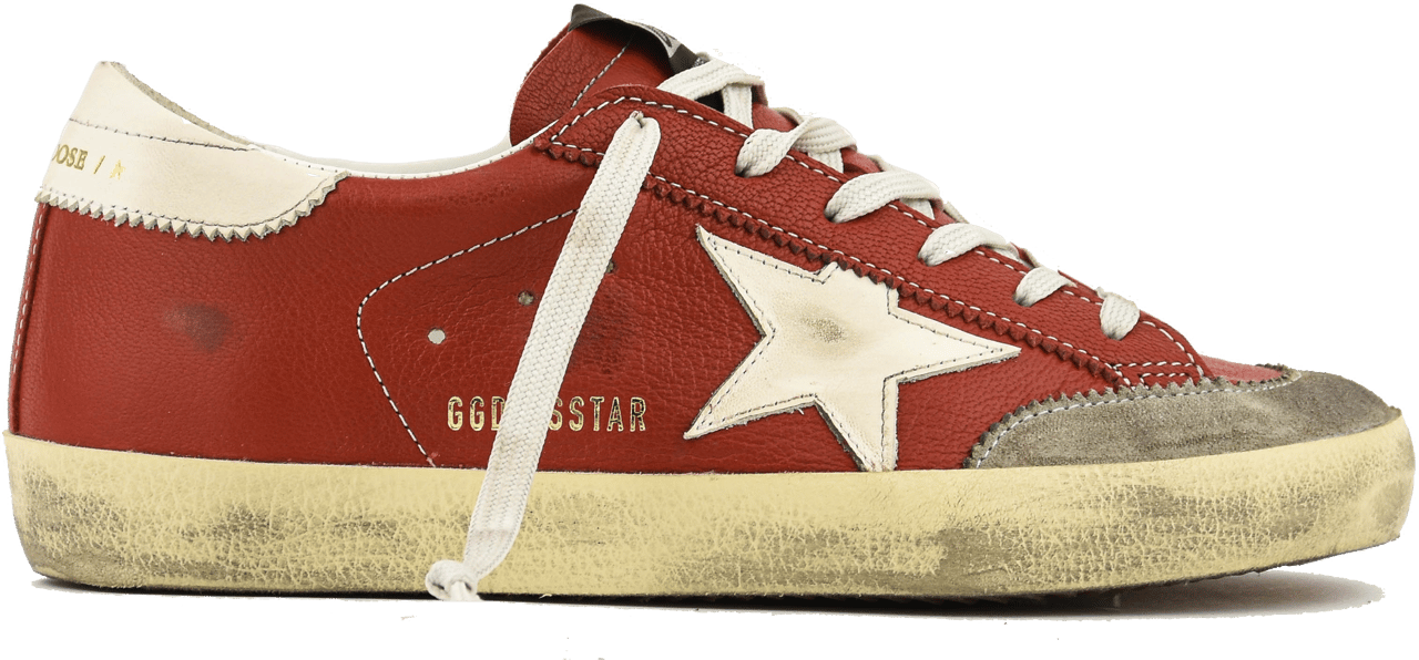 Golden Goose Superstar Orange/white Oranje
