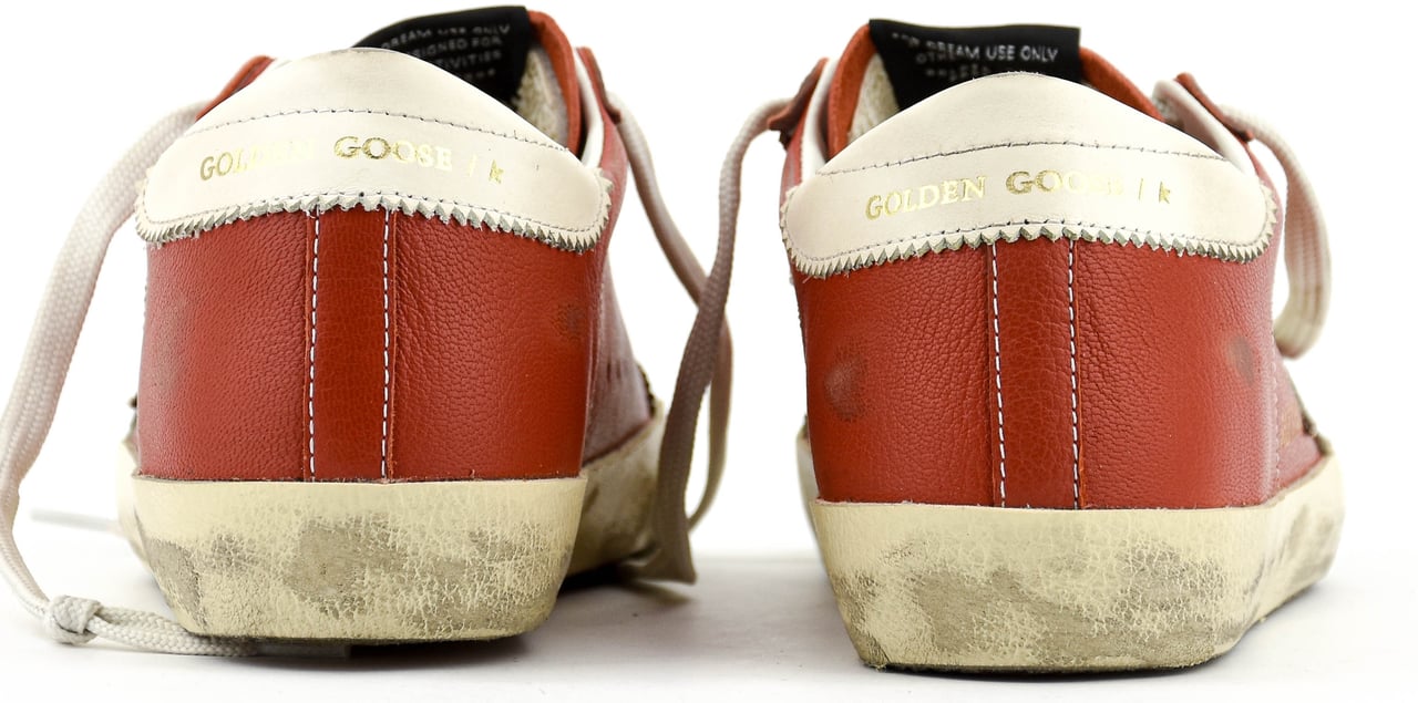 Golden Goose Superstar Orange/white Oranje