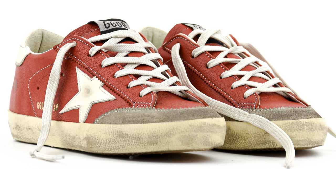 Golden Goose Superstar Orange/white Oranje