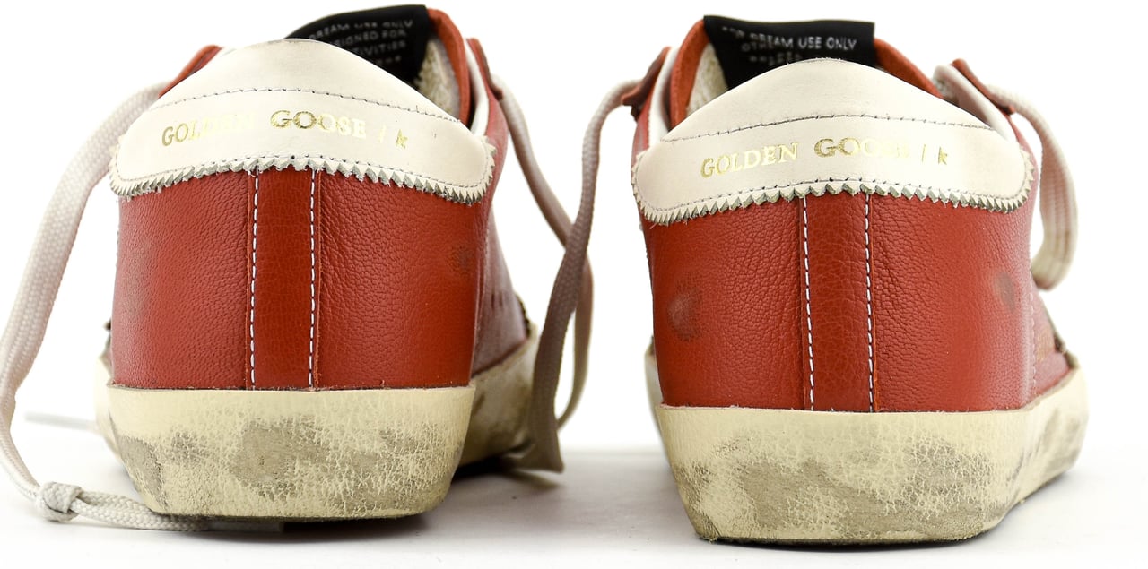 Golden Goose Superstar Orange/white Oranje