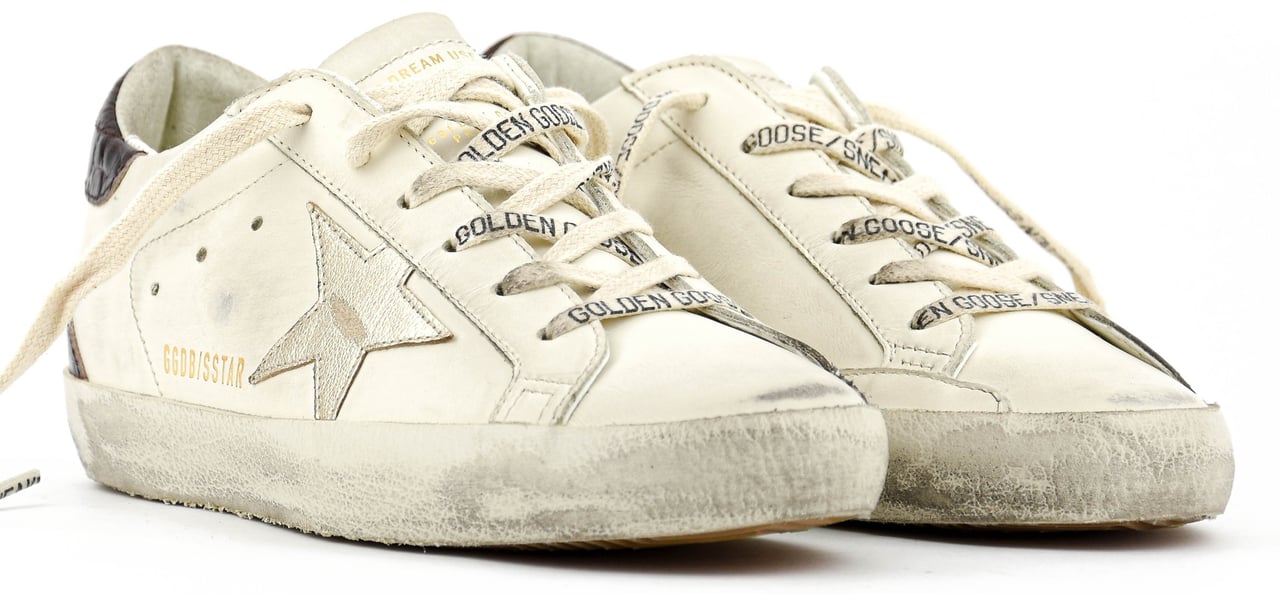 Golden Goose Superstar Classic White/platinum Wit