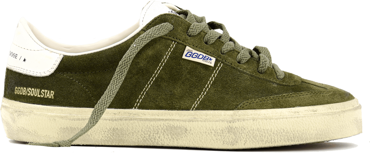 Golden Goose Soul Star Olive Green Groen
