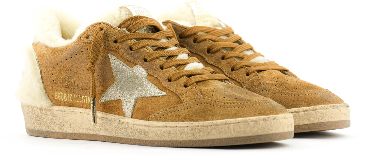 Golden Goose Ballstar Cognac Suede Divers