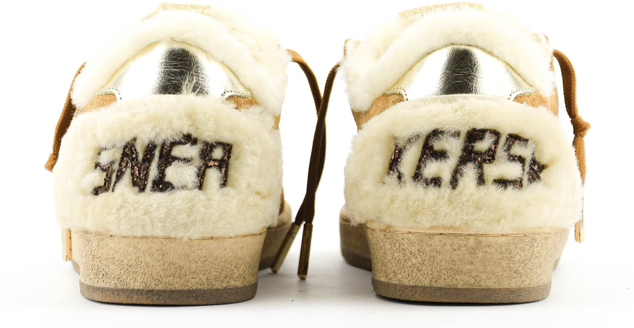 Golden Goose Ballstar Cognac Suede Divers