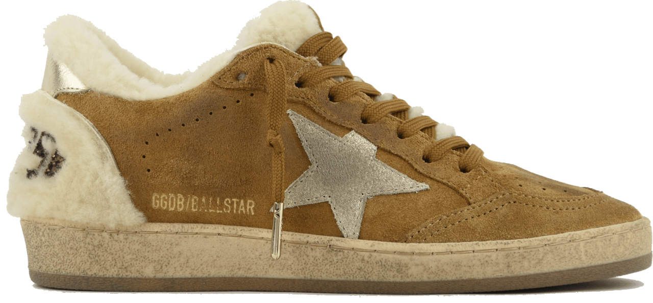 Golden Goose Ballstar Cognac Suede Divers