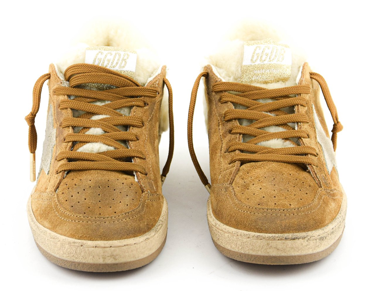 Golden Goose Ballstar Cognac Suede Divers