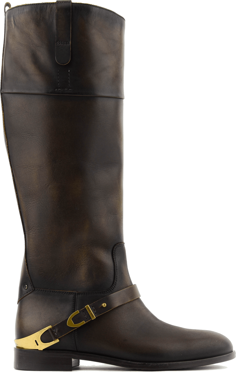 Golden Goose New Charlie Boots Brown Bruin