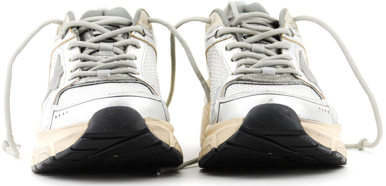 Golden Goose Lightstar Silver Beige Zilver