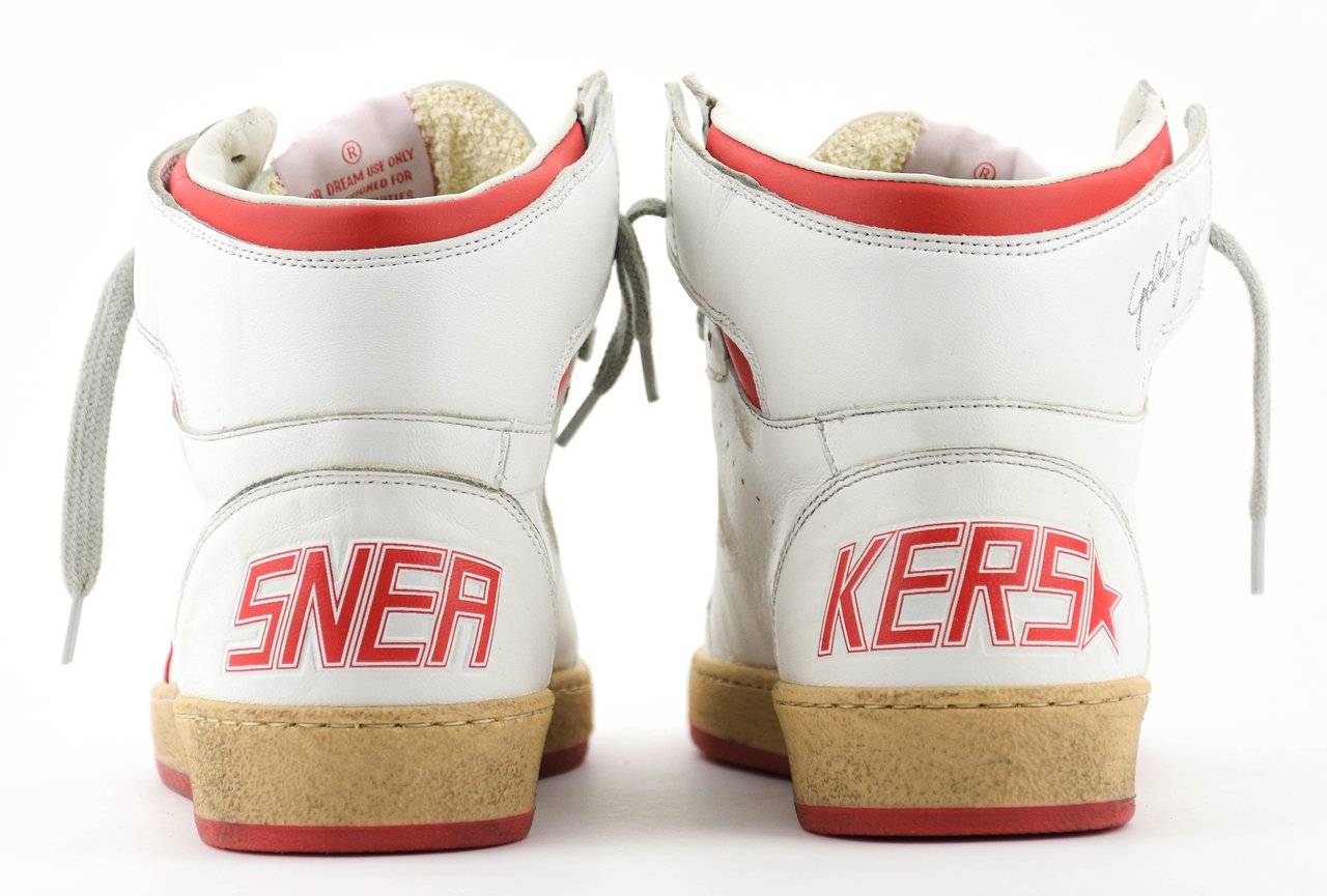 Golden Goose Skystar White Red Wit