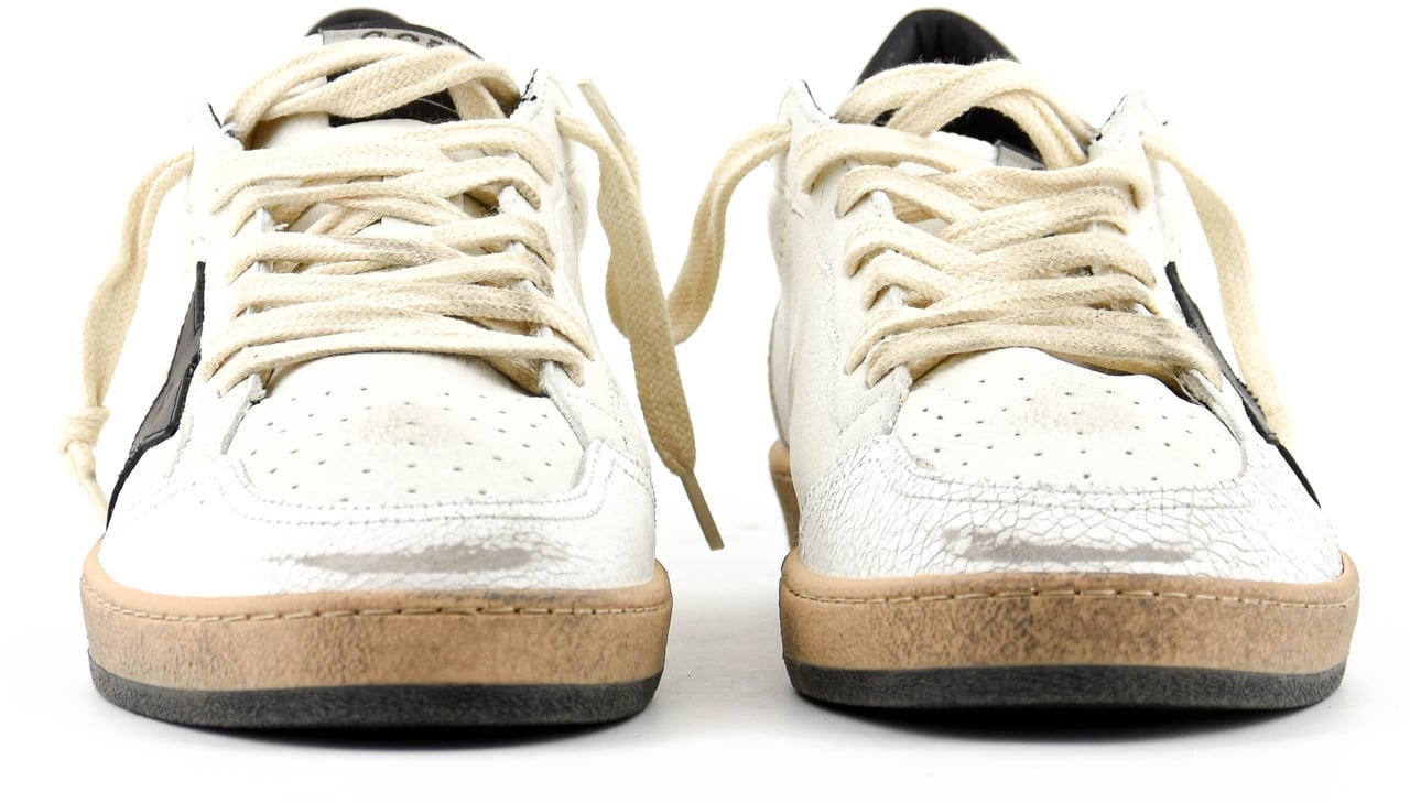 Golden Goose Ballstar White Black Wit