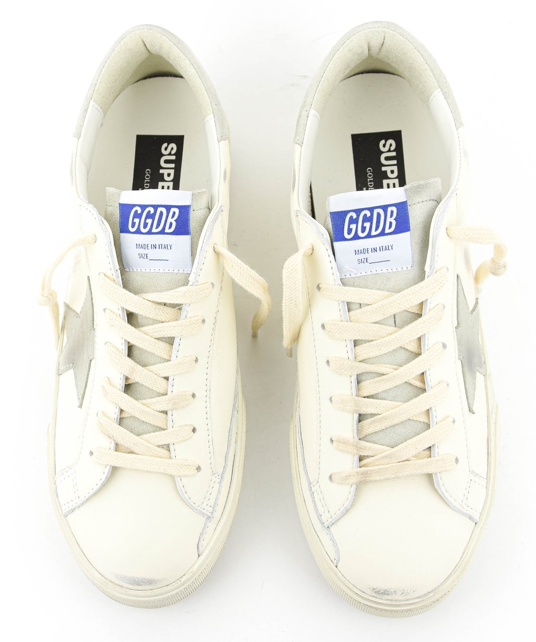 Golden Goose Superstar White Grey Wit