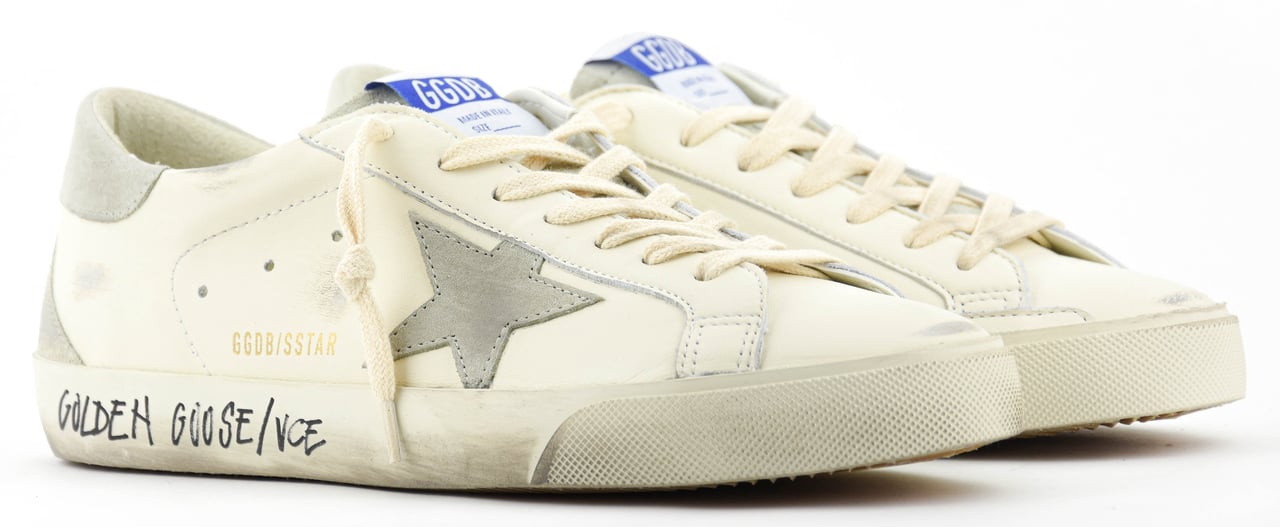 Golden Goose Superstar White Grey Wit