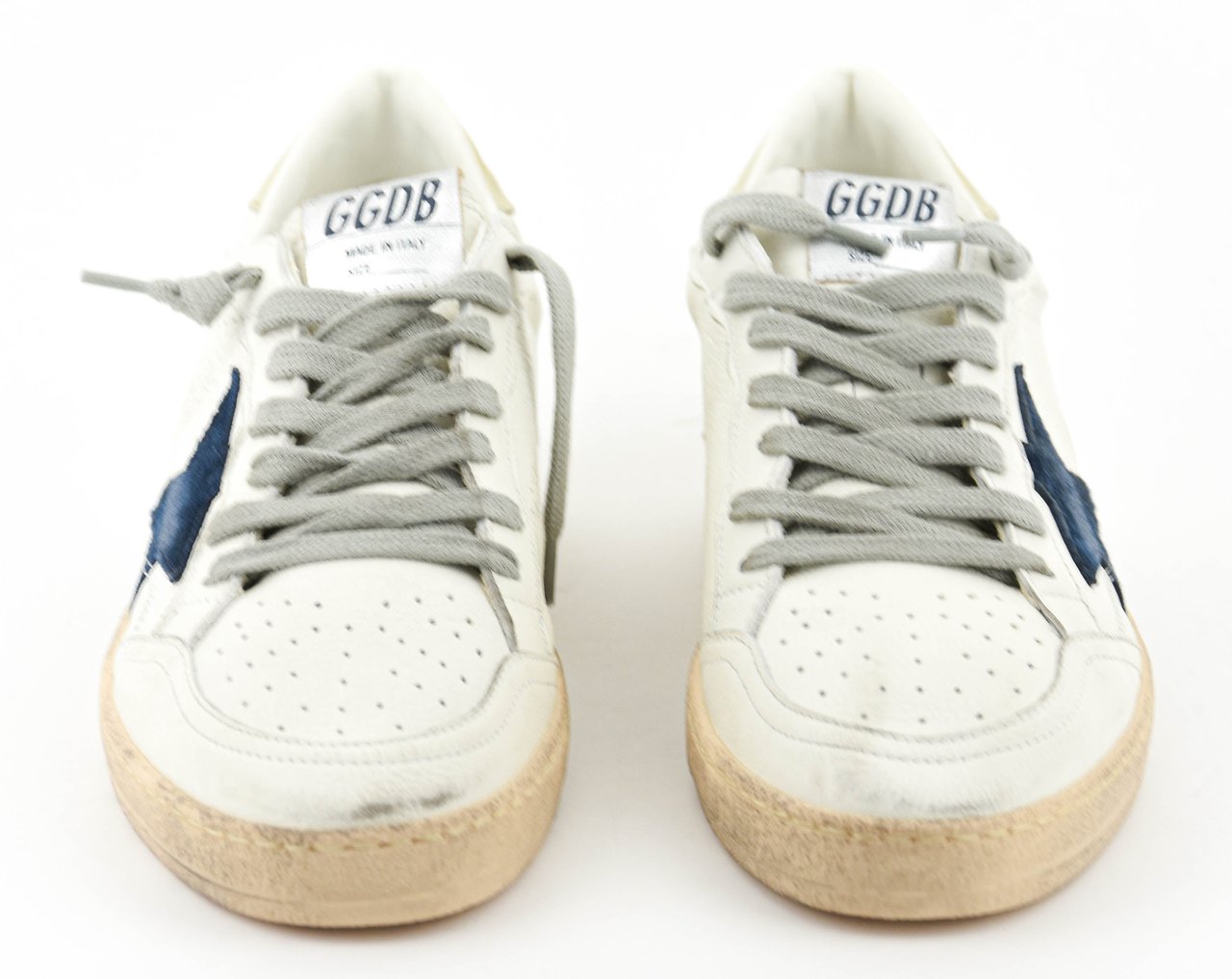 Golden Goose Ballstar White Blu Wit