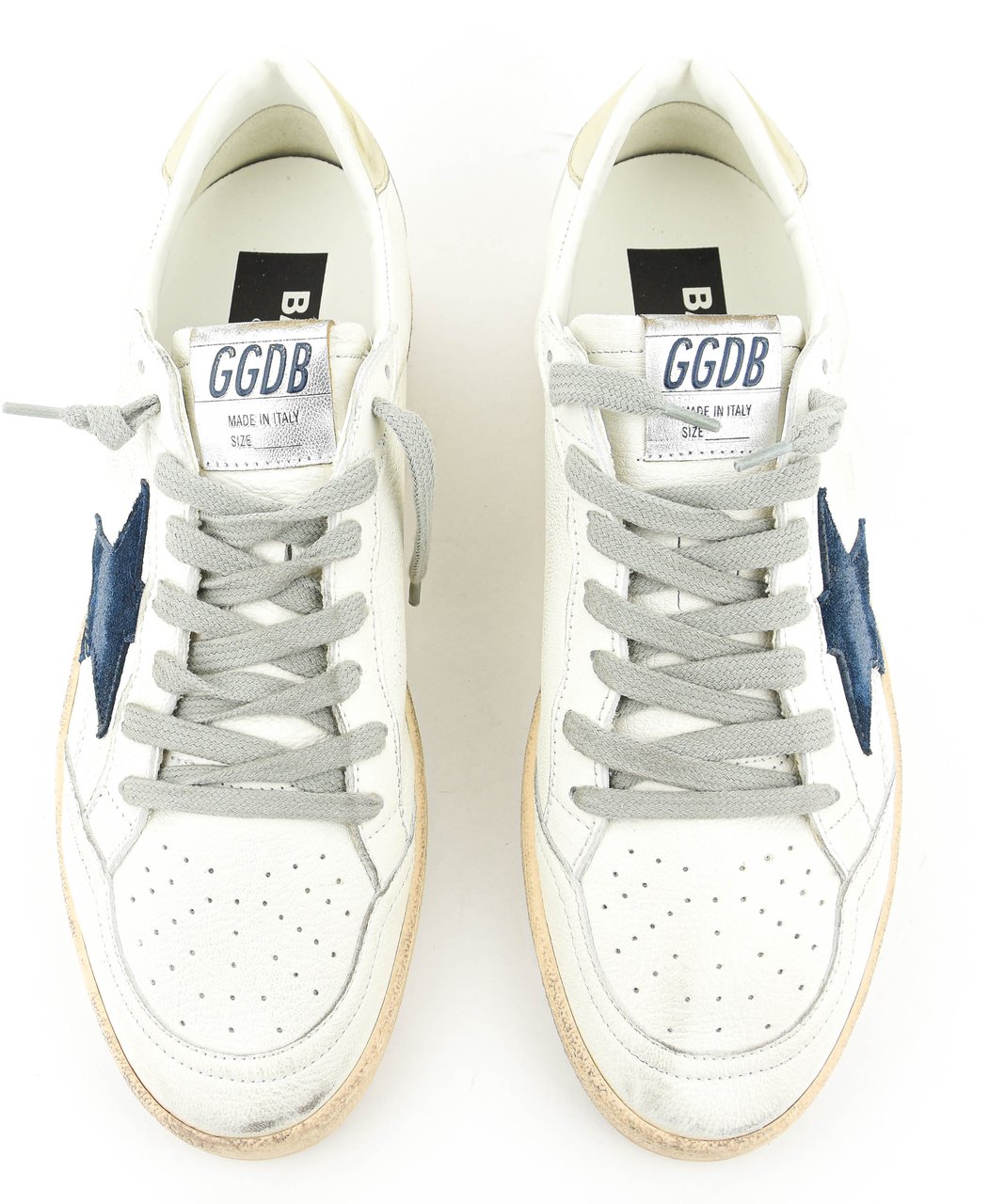 Golden Goose Ballstar White Blu Wit