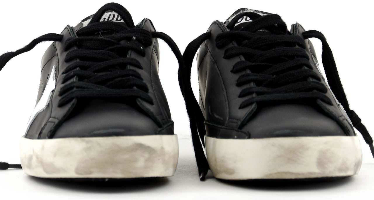 Golden Goose Superstar Black White Zwart